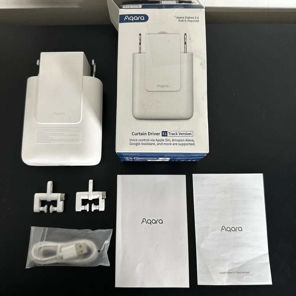 Aqara Smart Curtain Motor E1(Track Version, 1 Pack), Requires AQARA Zigbee 3.0 H